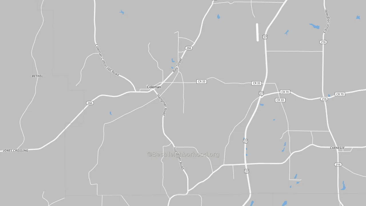 Transit Grade map of 39836, GA