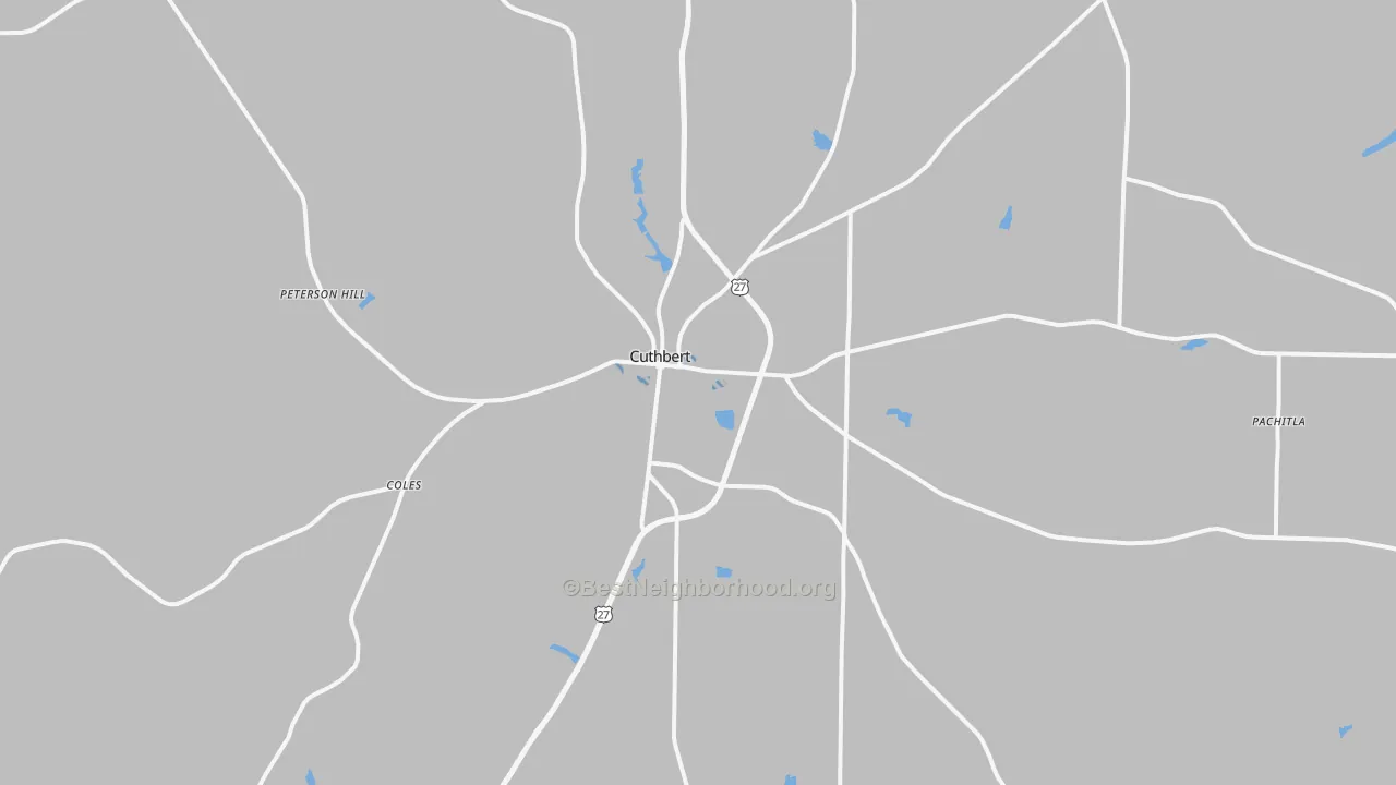 Transit Grade map of 39840, GA