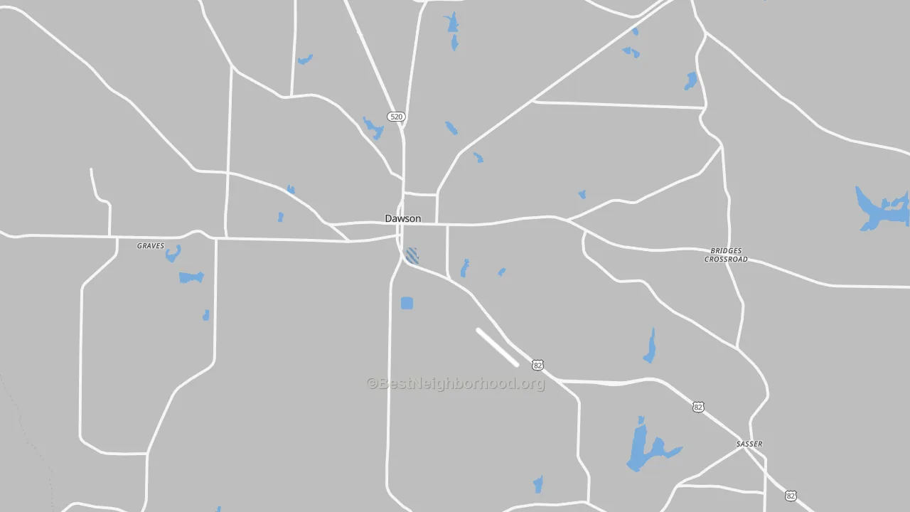 Transit Grade map of 39842, GA