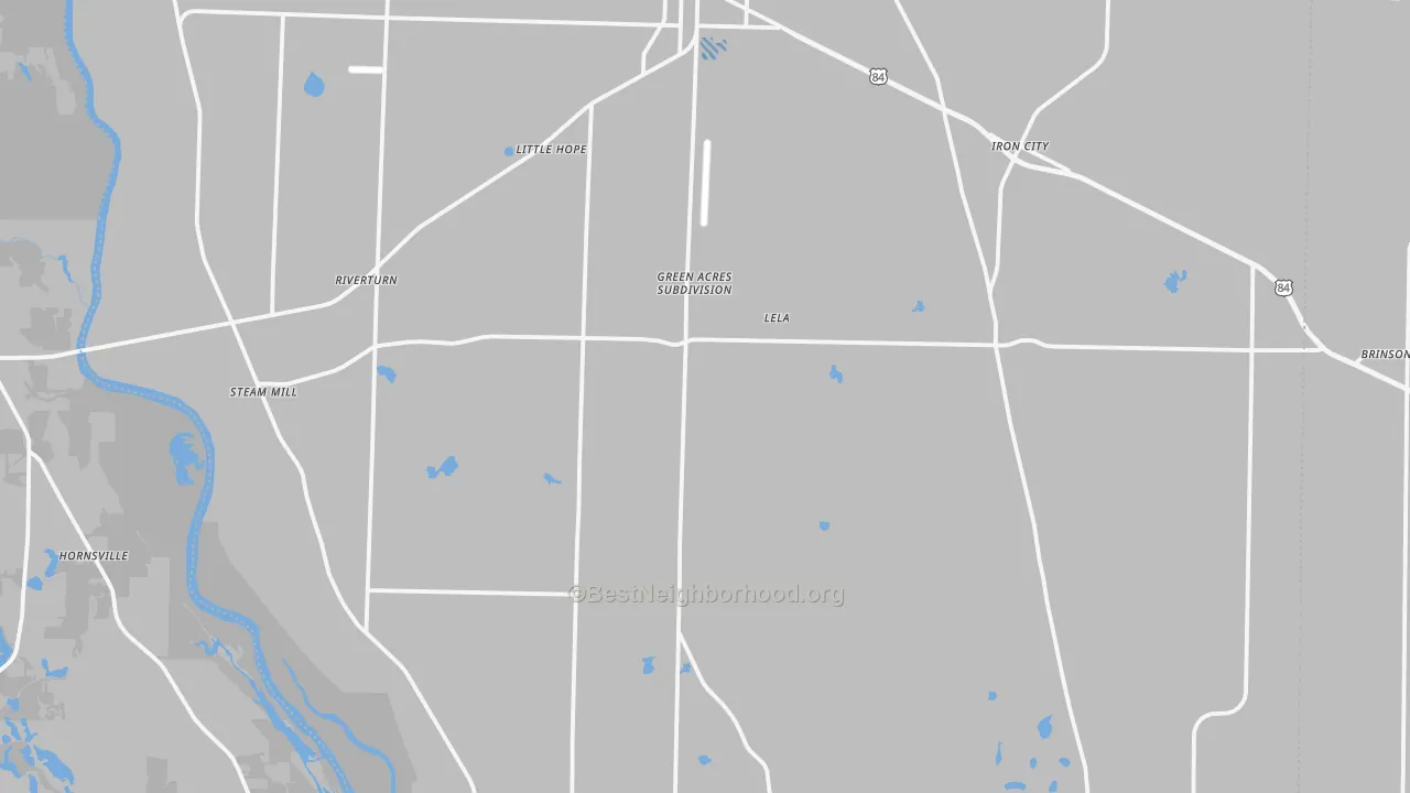 Transit Grade map of 39845, GA