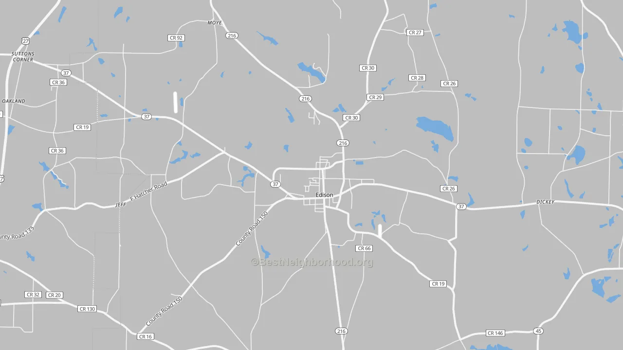 Transit Grade map of 39846, GA
