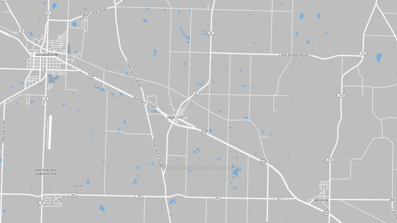 Transit Grade map of 39859, GA