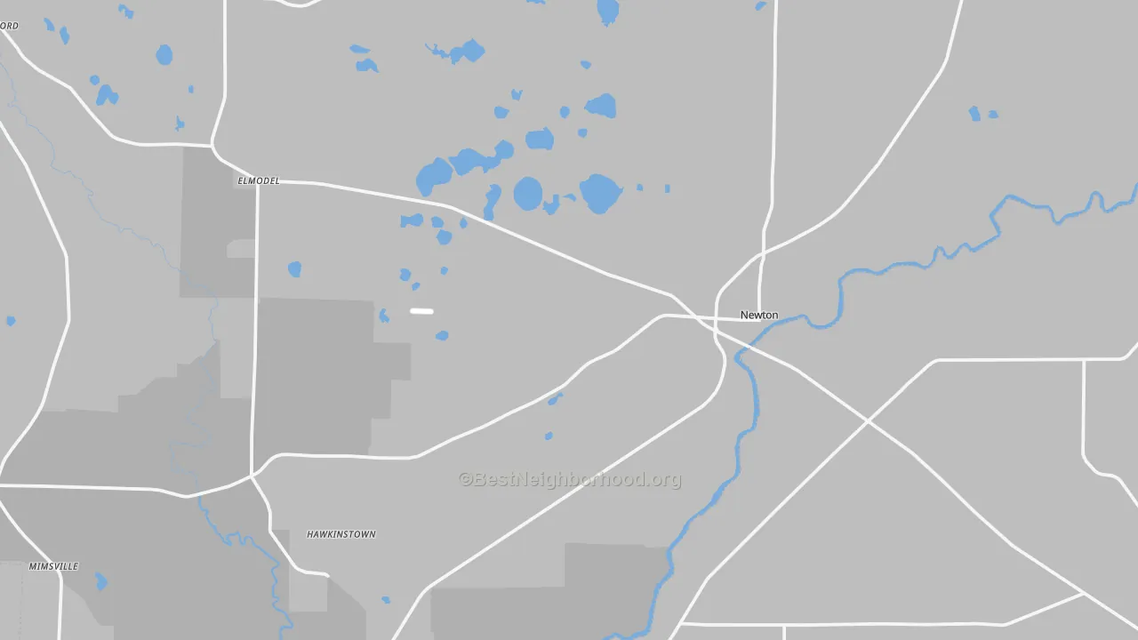 Transit Grade map of 39870, GA
