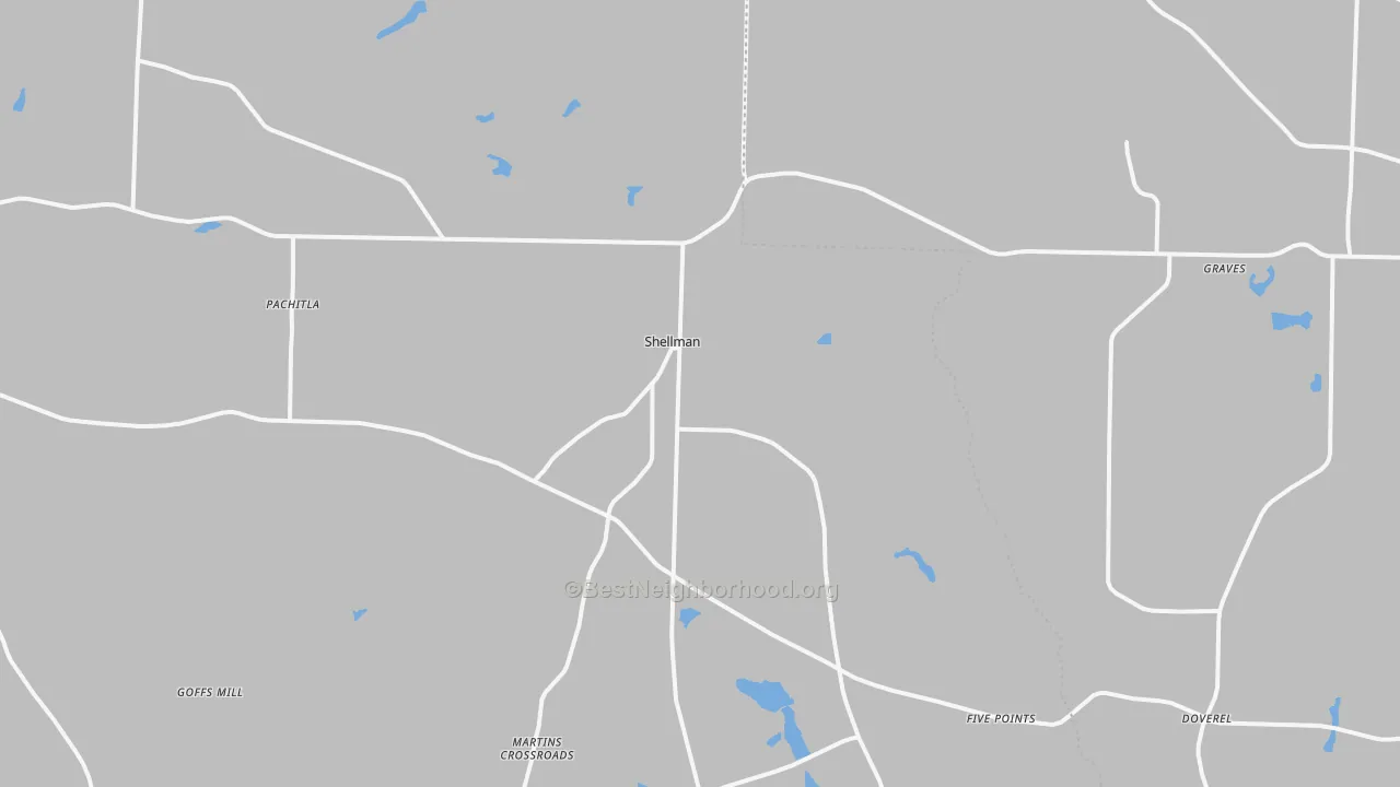Transit Grade map of 39886, GA