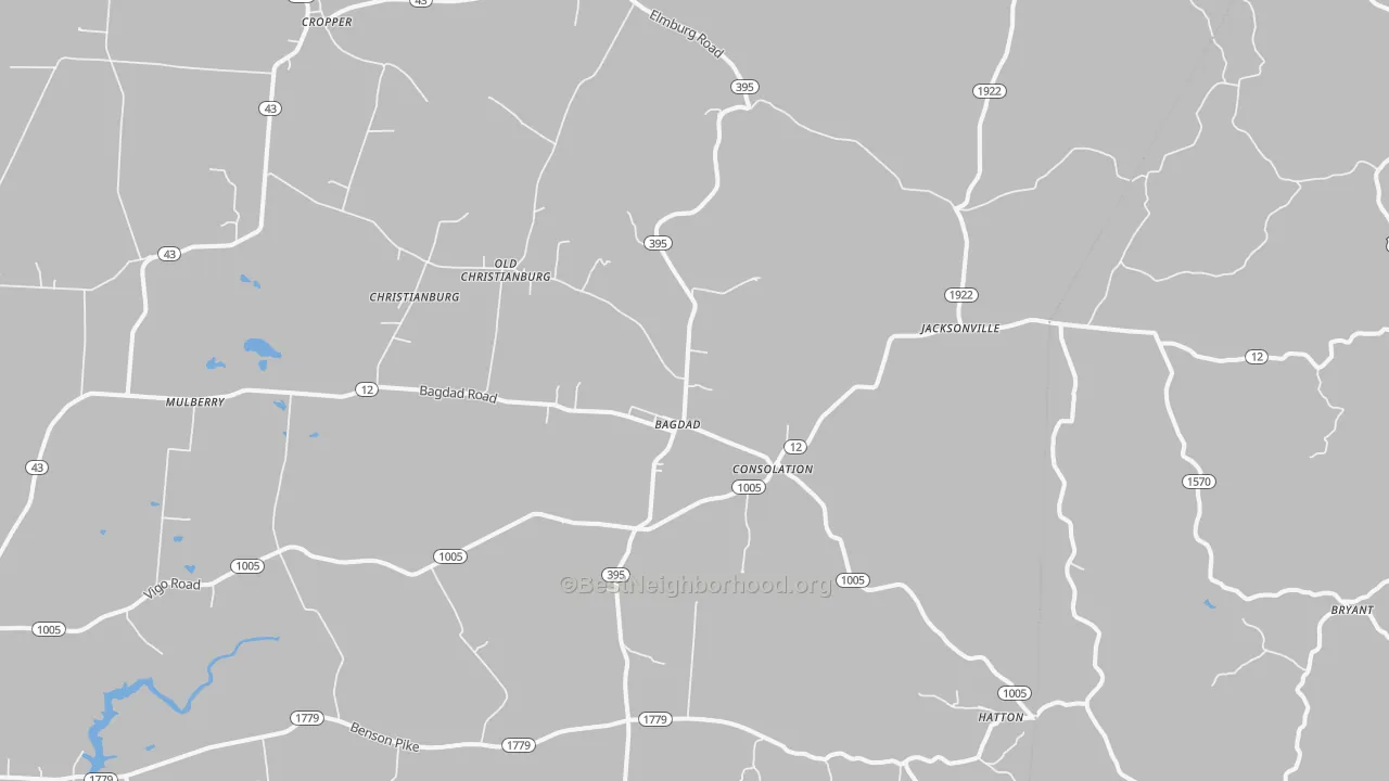 Transit Grade map of 40003, KY