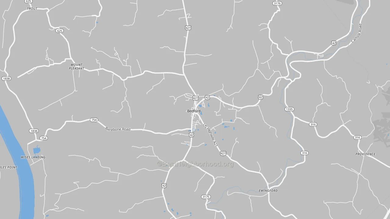 Transit Grade map of 40006, KY