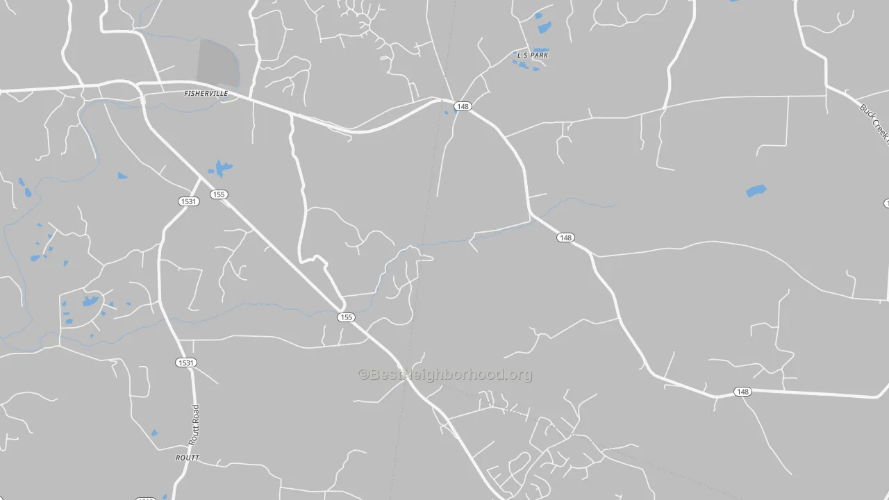 Transit Grade map of 40023, KY