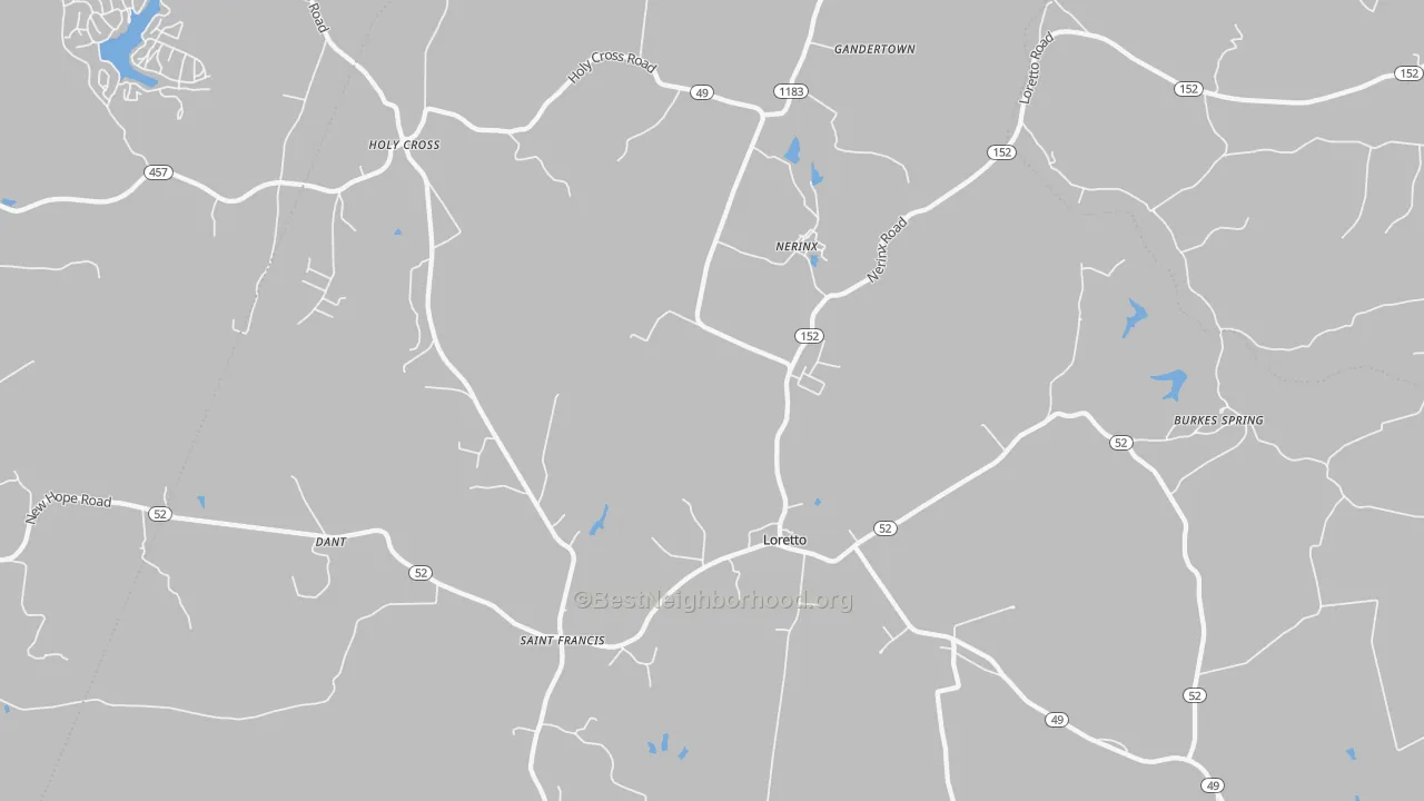 Transit Grade map of 40037, KY