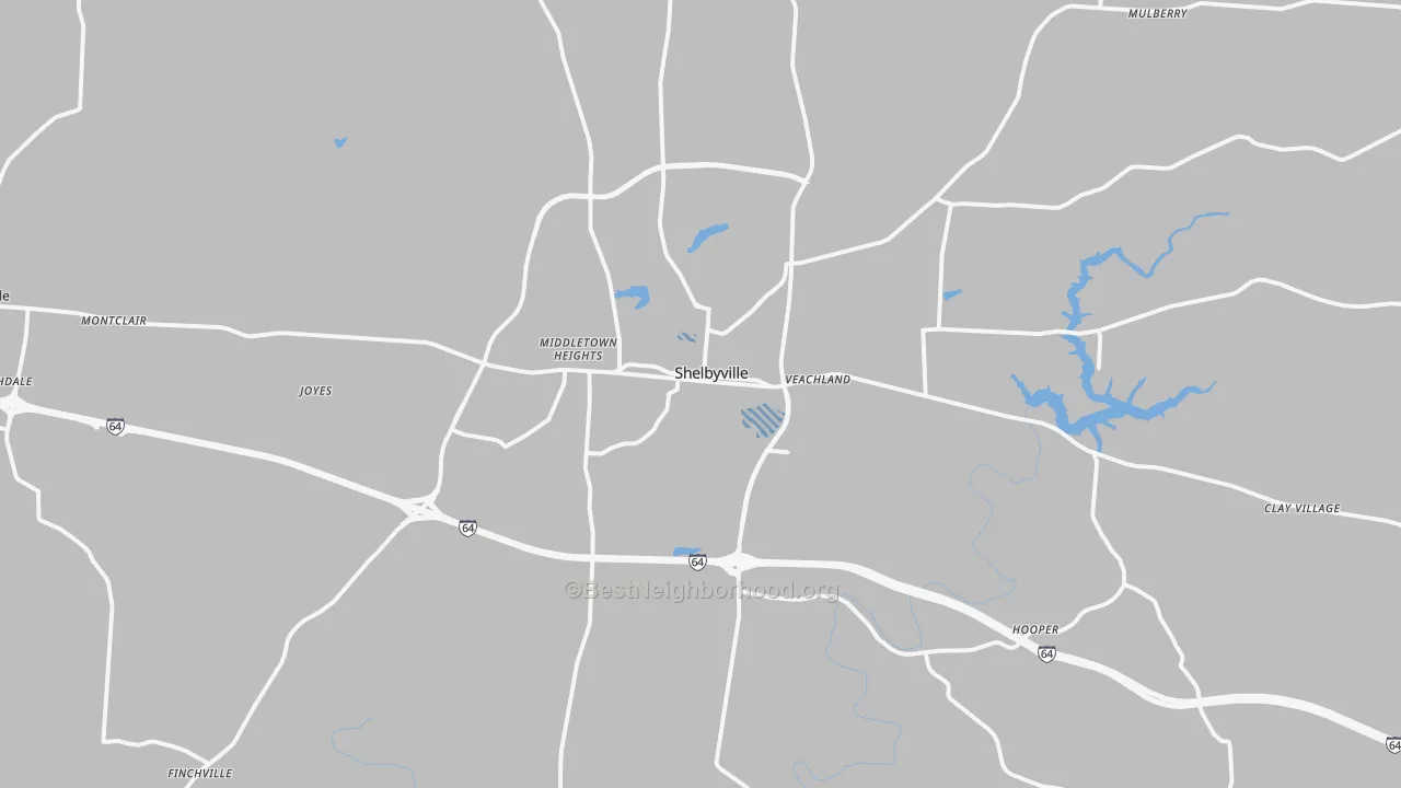 Transit Grade map of 40065, KY