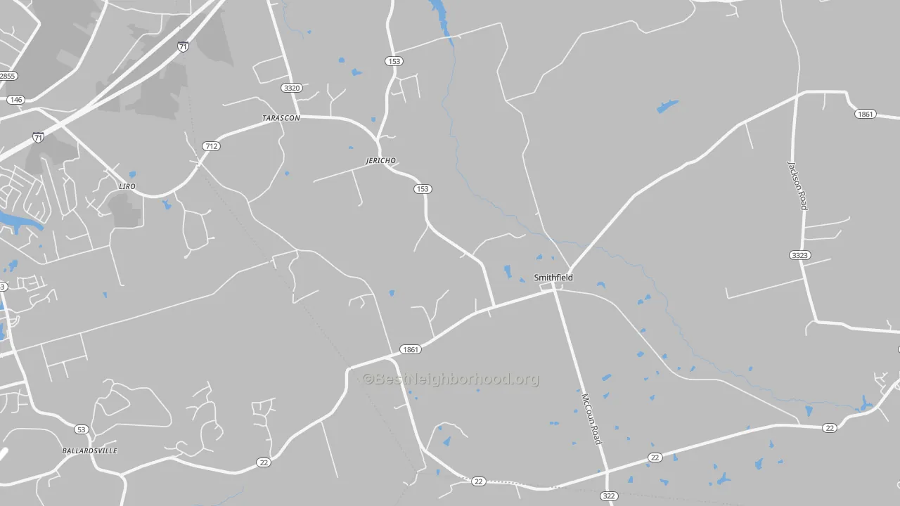 Transit Grade map of 40068, KY