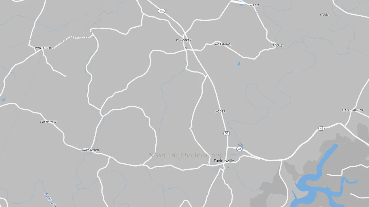 Transit Grade map of 40071, KY