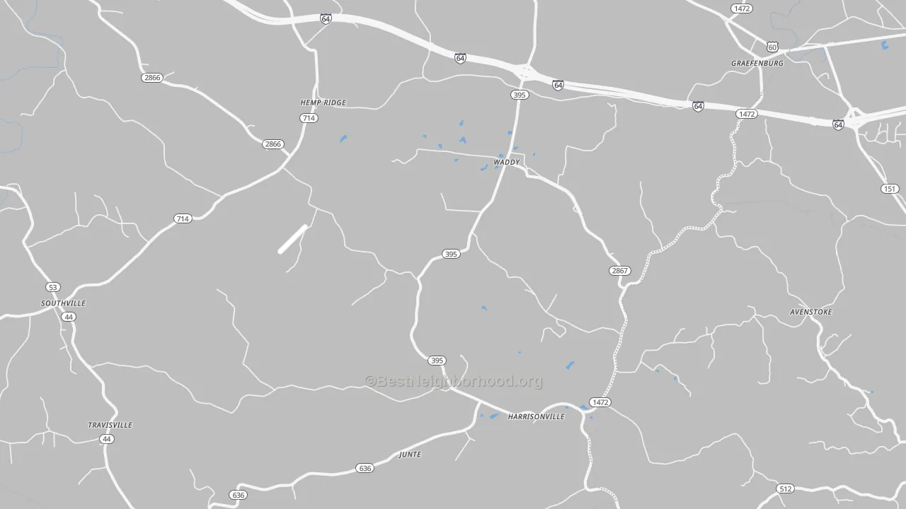 Transit Grade map of 40076, KY