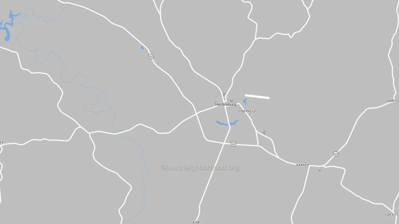 Transit Grade map of 40143, KY