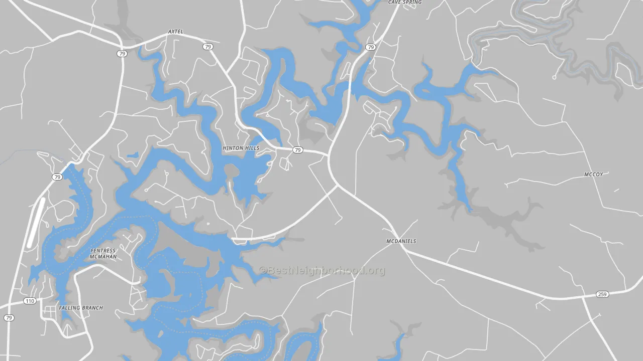 Transit Grade map of 40152, KY