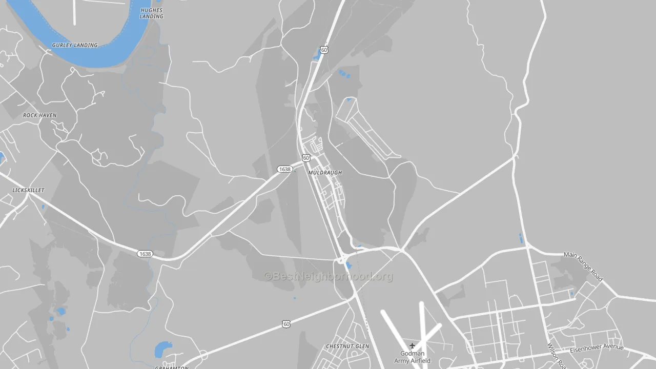 Transit Grade map of 40155, KY
