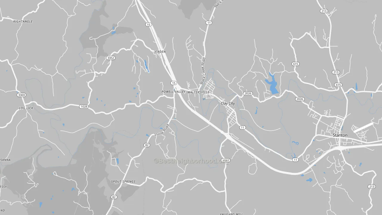 Transit Grade map of 40312, KY