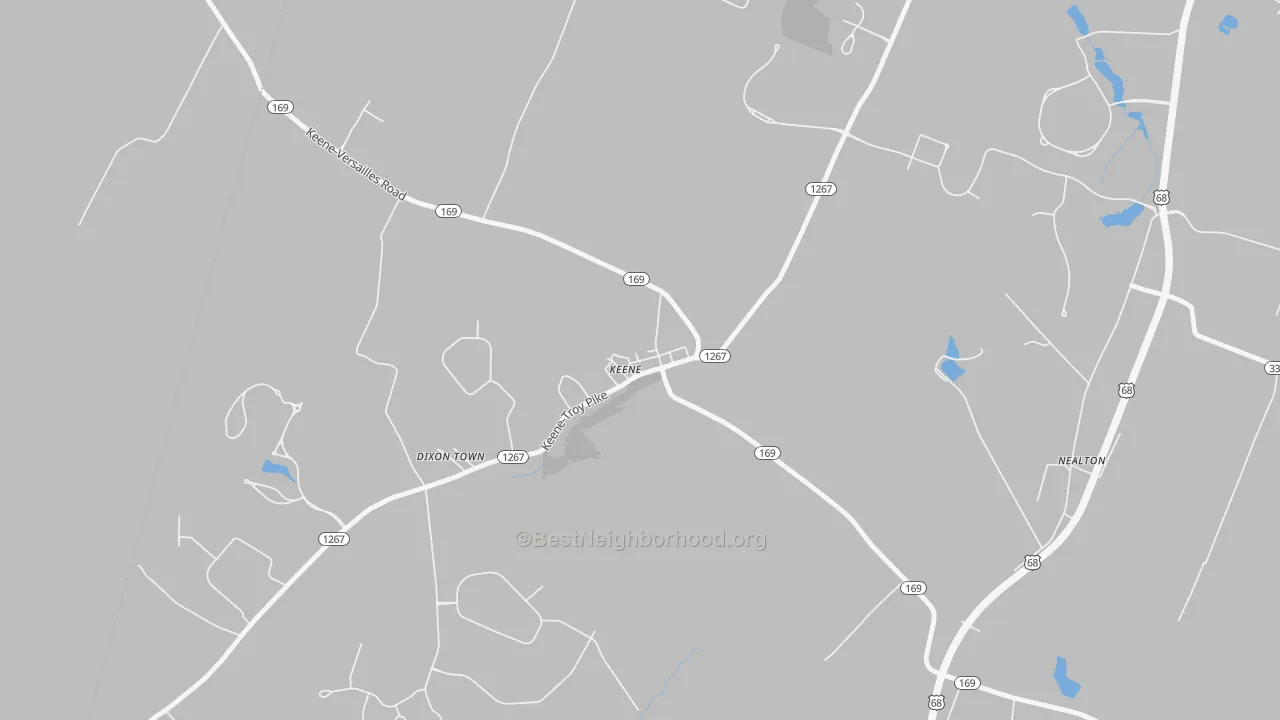 Transit Grade map of 40339, KY