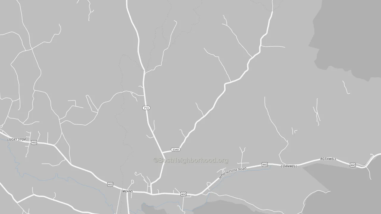 Transit Grade map of 40346, KY