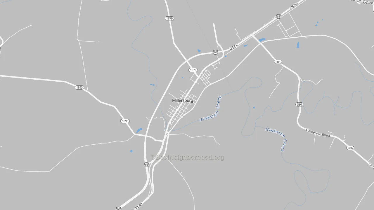 Transit Grade map of 40348, KY