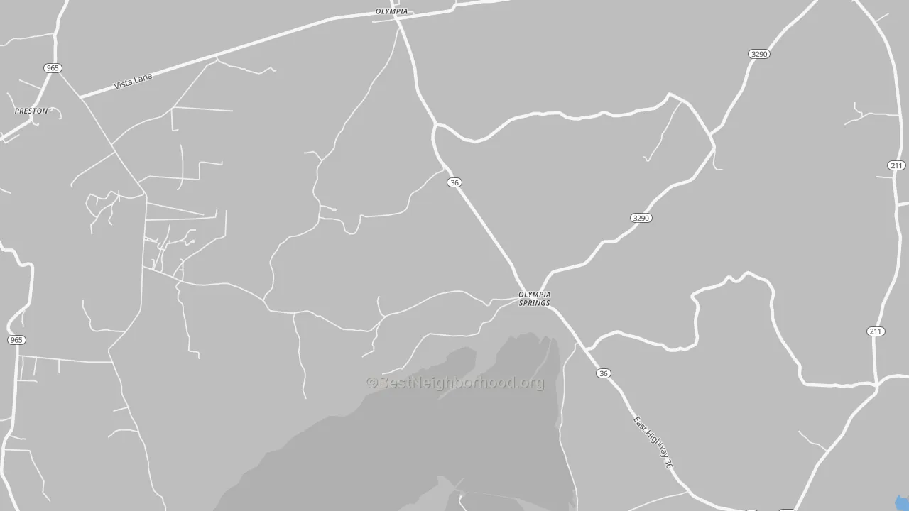 Transit Grade map of 40358, KY