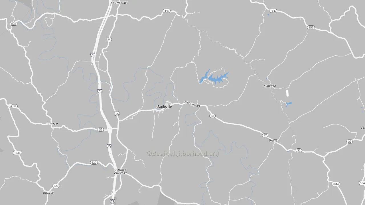 Transit Grade map of 40370, KY