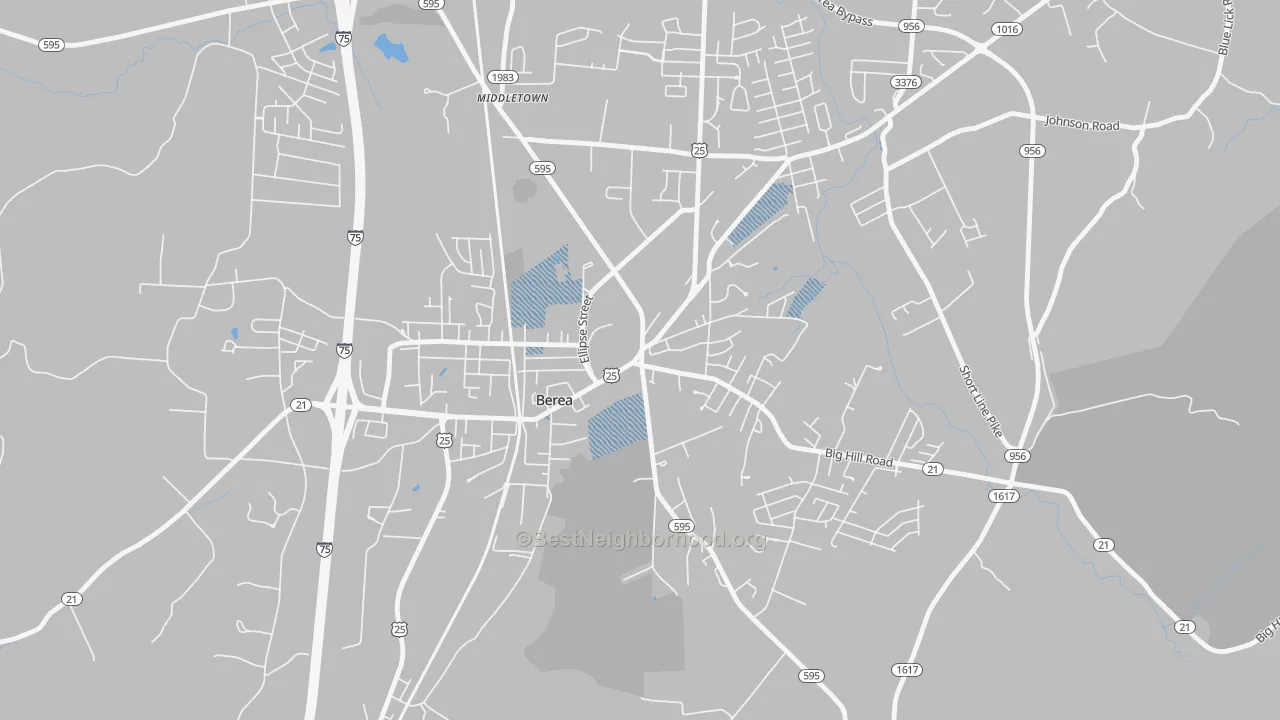 Transit Grade map of 40404, KY