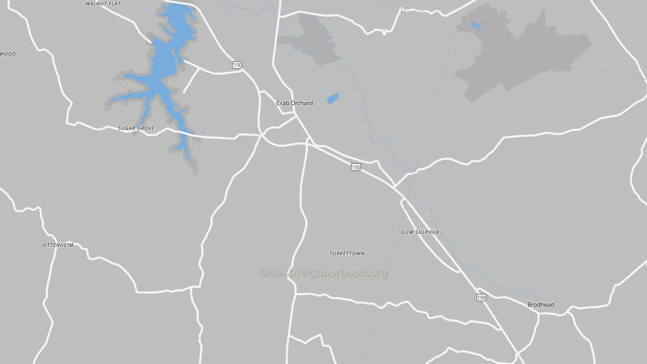 Transit Grade map of 40419, KY