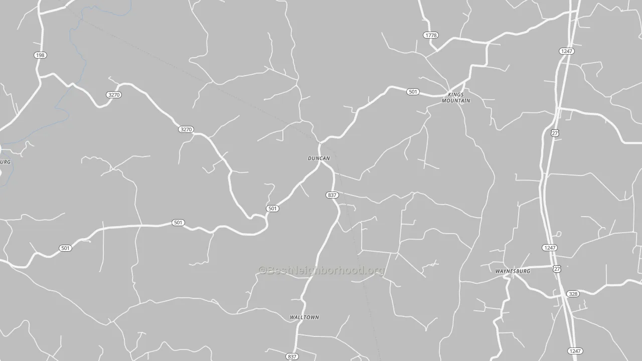 Transit Grade map of 40442, KY