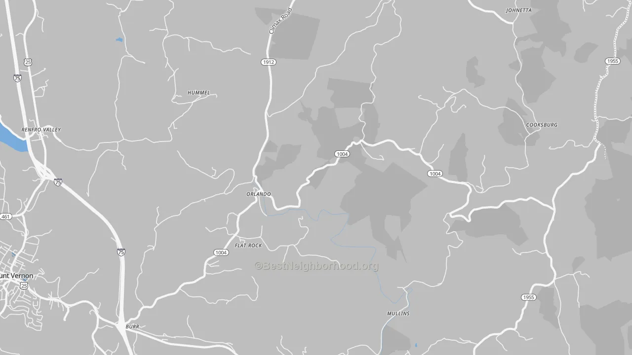 Transit Grade map of 40460, KY