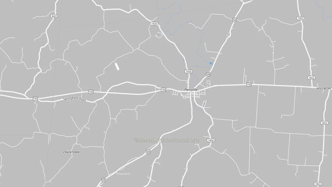 Transit Grade map of 40468, KY