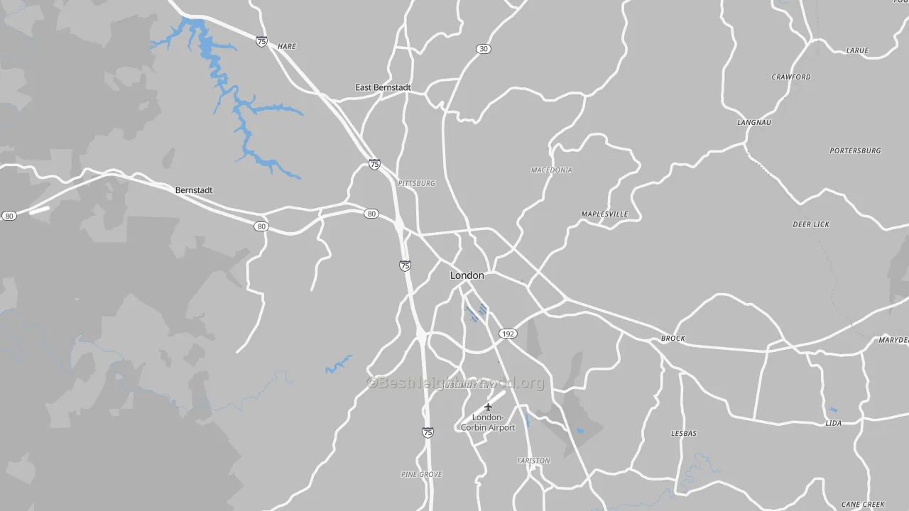Transit Grade map of 40741, KY
