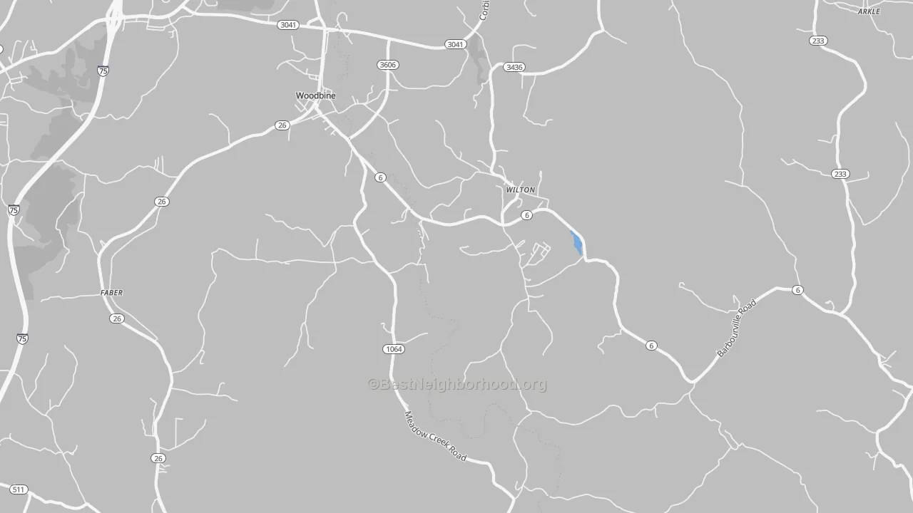 Transit Grade map of 40771, KY