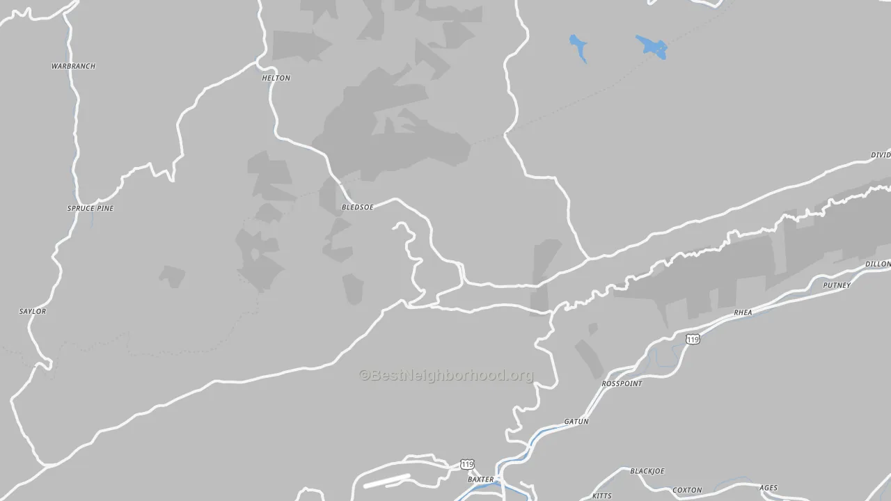 Transit Grade map of 40810, KY