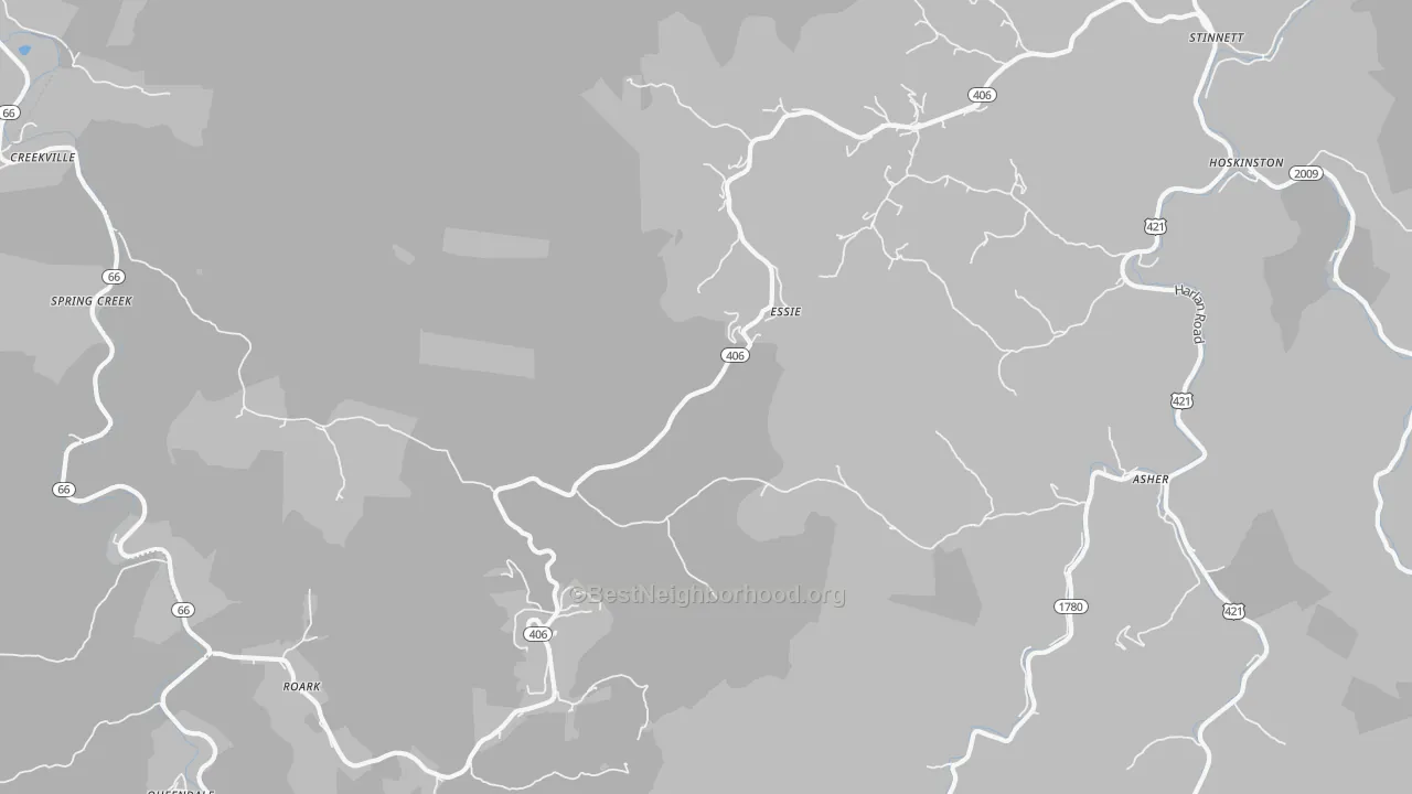 Transit Grade map of 40827, KY