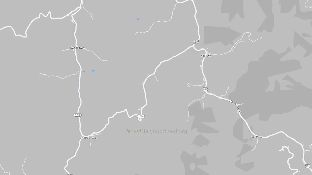 Transit Grade map of 40840, KY