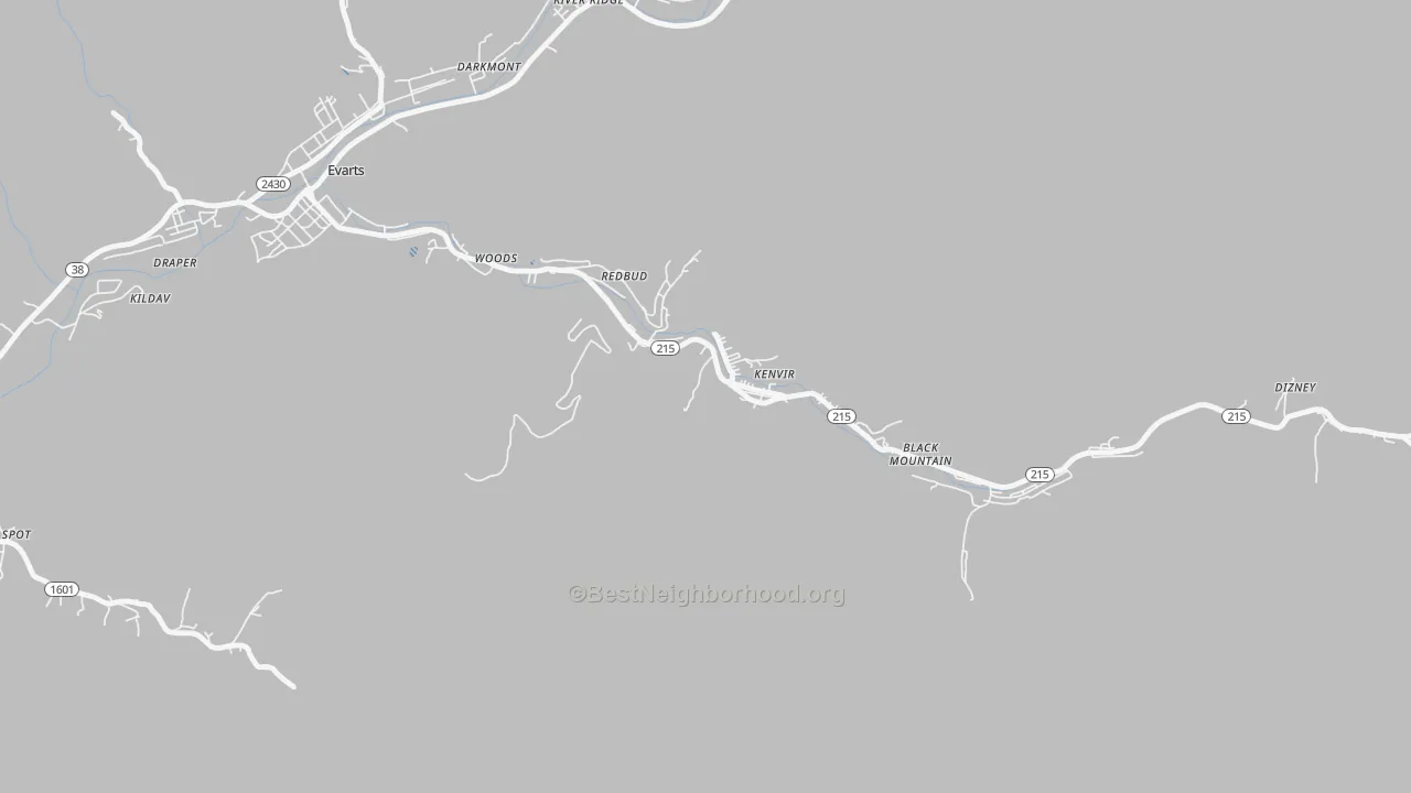 Transit Grade map of 40847, KY