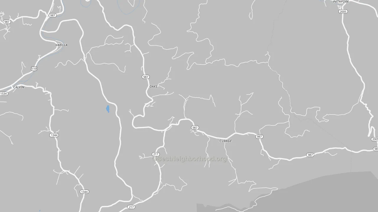 Transit Grade map of 40856, KY