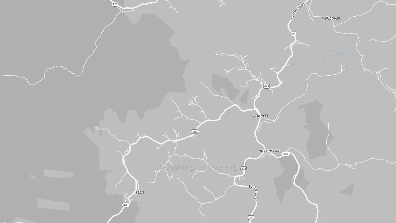 Transit Grade map of 40868, KY