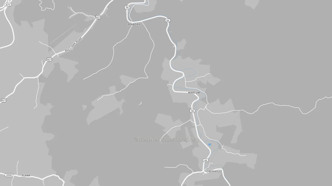 Transit Grade map of 40914, KY