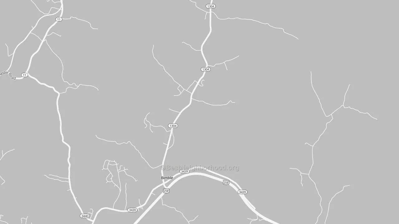Transit Grade map of 40915, KY