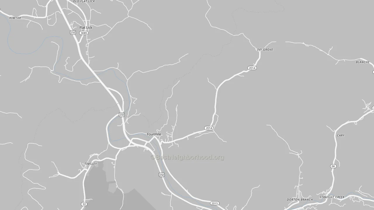 Transit Grade map of 40939, KY