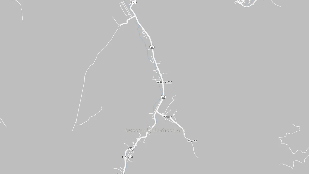 Transit Grade map of 40964, KY