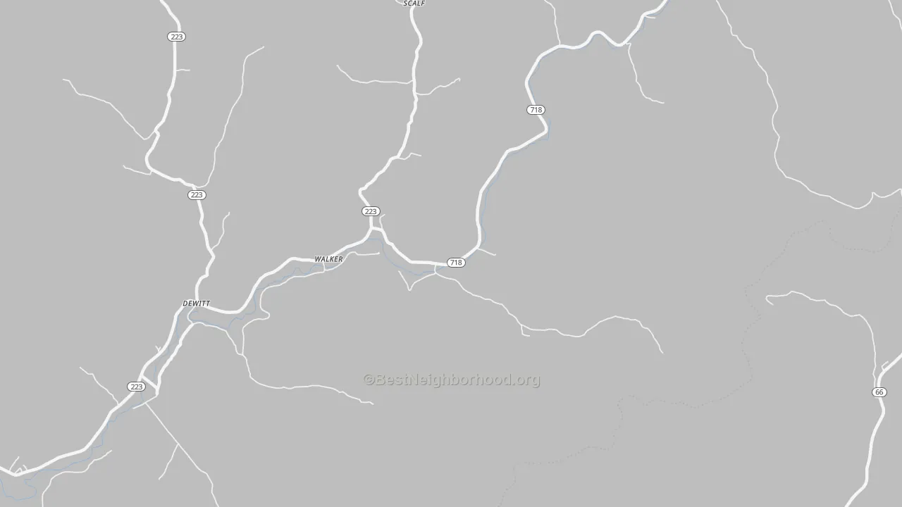 Transit Grade map of 40997, KY