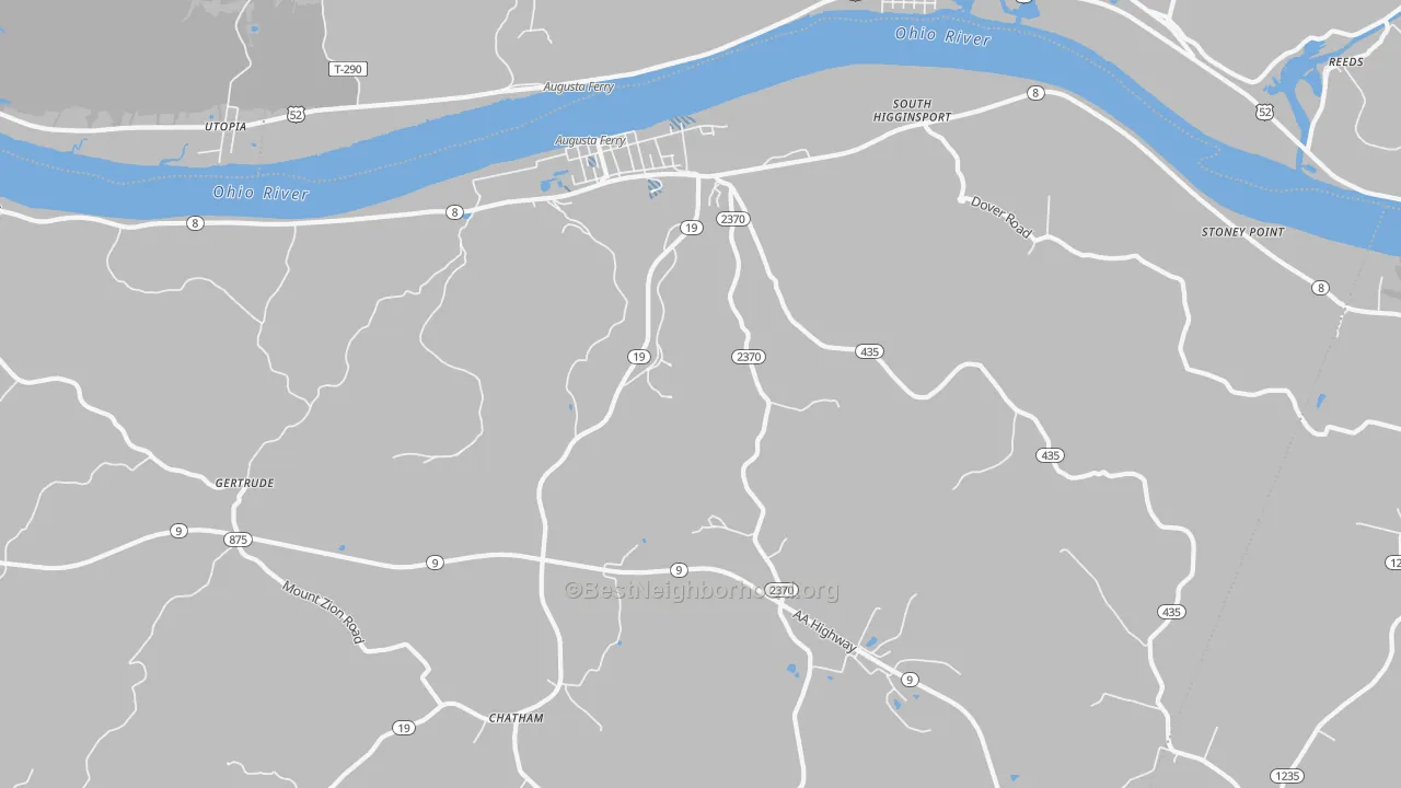 Transit Grade map of 41002, KY