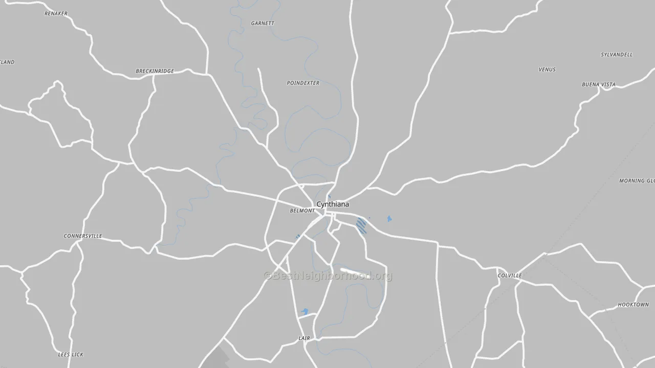 Transit Grade map of 41031, KY