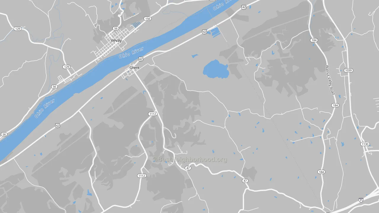 Transit Grade map of 41045, KY