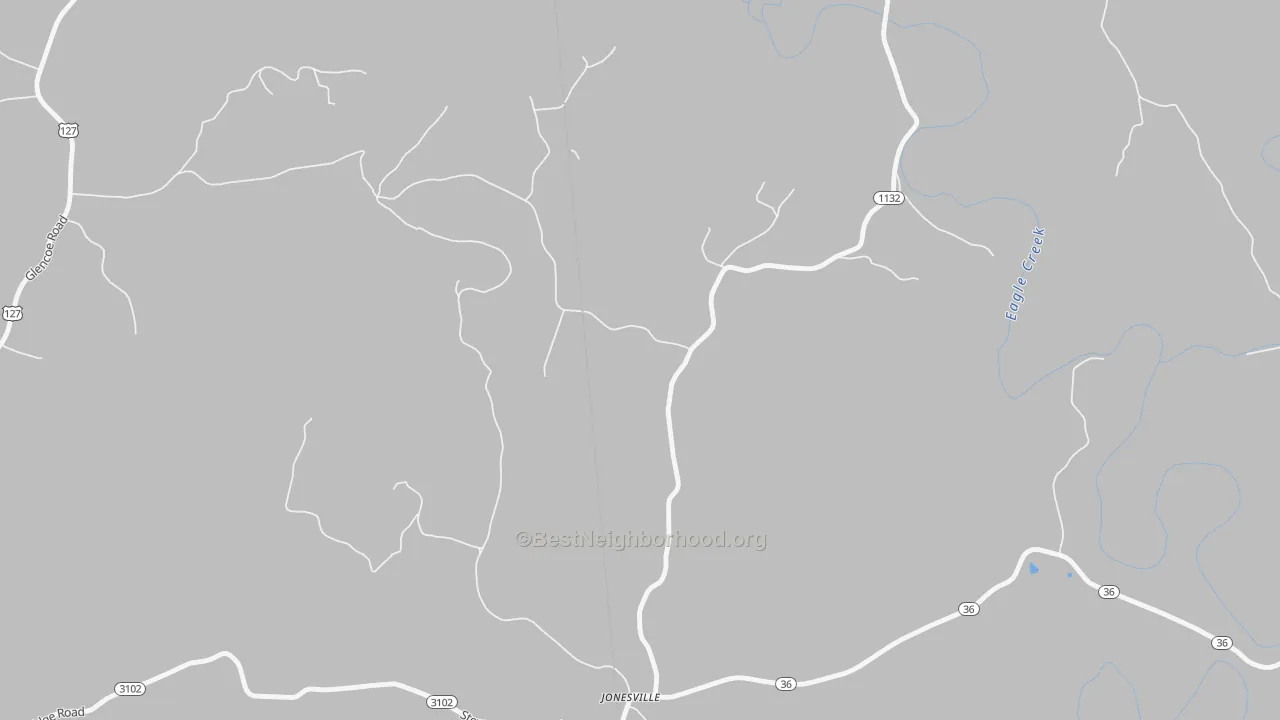 Transit Grade map of 41052, KY