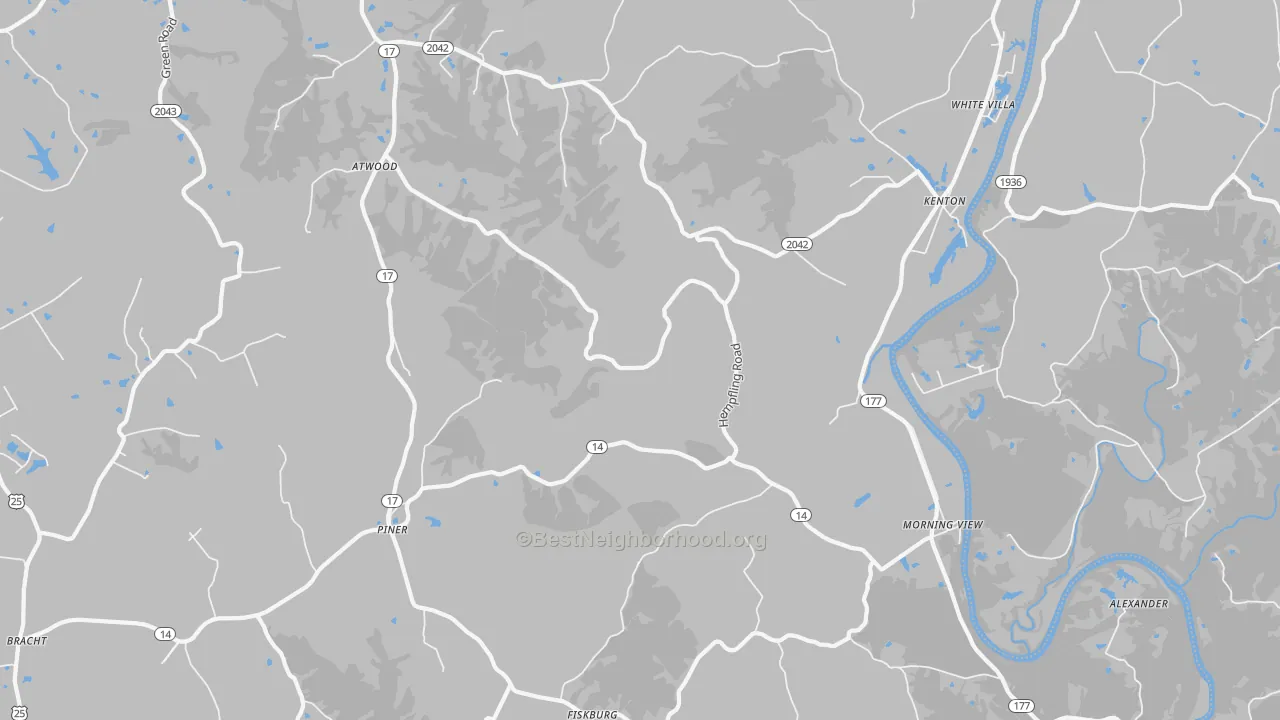 Transit Grade map of 41063, KY