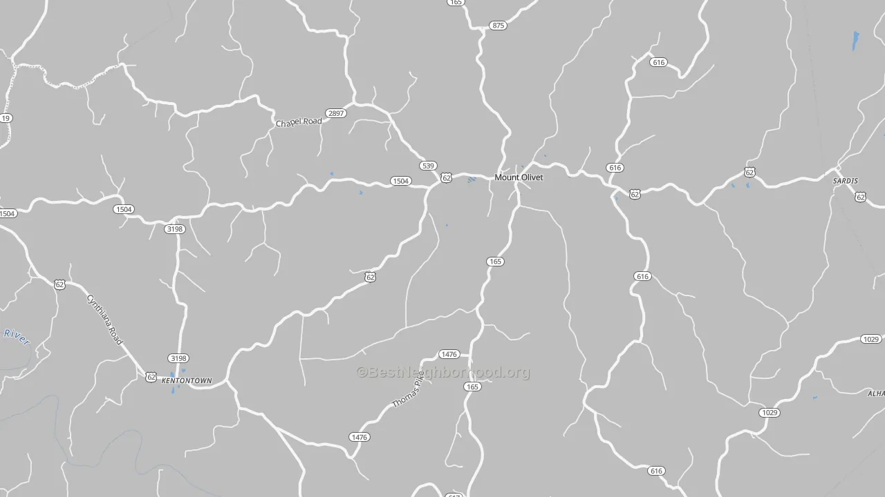 Transit Grade map of 41064, KY