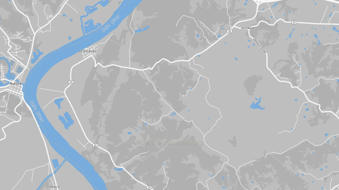 Transit Grade map of 41080, KY